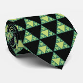 Sierpinski-driehoek in schaduwen van de Groene Stropdas (Opgerold)
