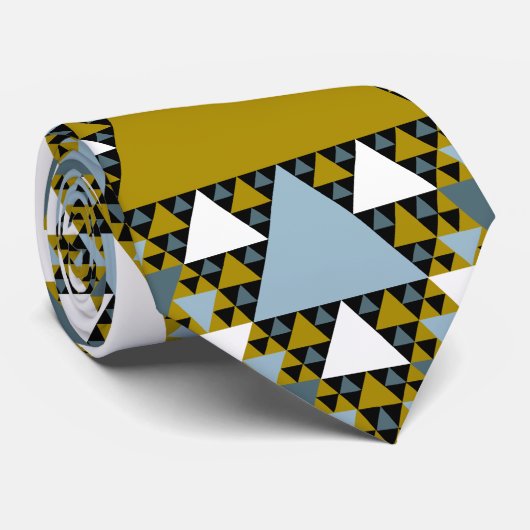 Sierpinski-driehoeken Stropdas (Opgerold)