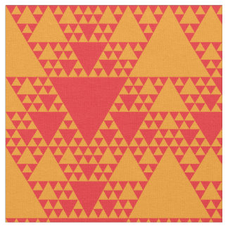 Sierpinski driehoeken - Warm Stof