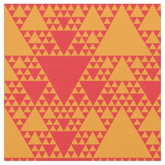 Sierpinski driehoeken - Warm Stof (Close Up)