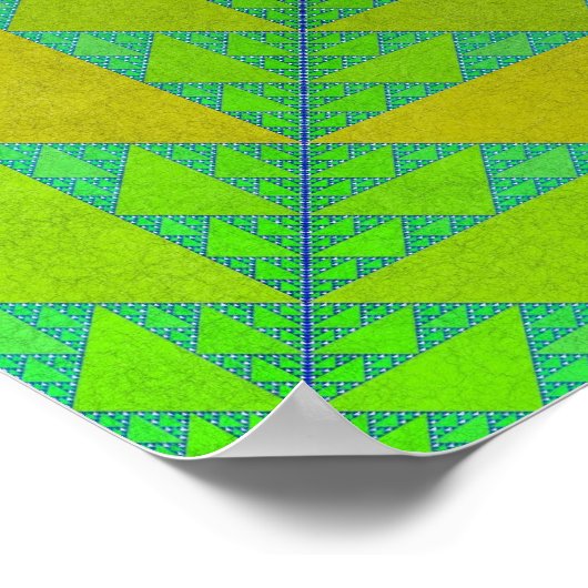 Sierpinski Square Poster (Hoek)