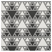 Sierpinski Triangles - Zwart-wit Stof (Swatch)