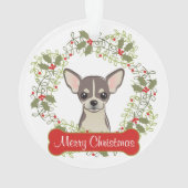 sierplant Chihuahua Ornament (achterkant)