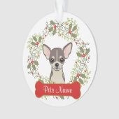 sierplant Chihuahua Ornament (voorkant)