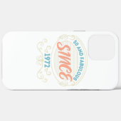  sierplanten 50 en Fabulous sinds 1972 Case-Mate iPhone Case (Achterkant (horizontaal))