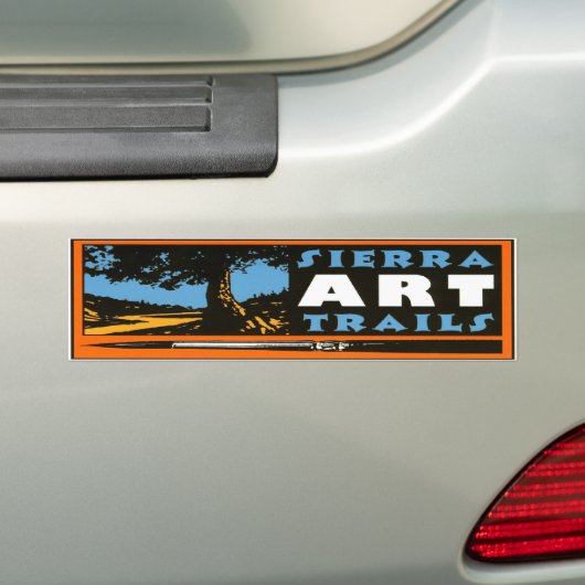 Sierra Art Trails Bumpersticker (Op auto)