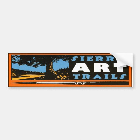 Sierra Art Trails Bumpersticker (Voorkant)