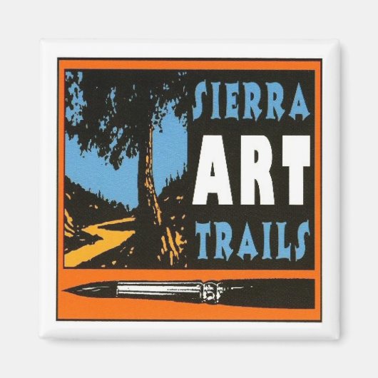 Sierra Art Trails magneet (Voorkant)