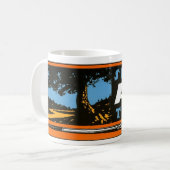 Sierra Art Trails met logo mok (Voorkant links)