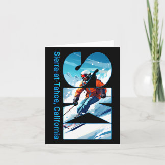 Sierra-at-tahoe Cool Skiing Vakantie Ski Outdoor S Kaart