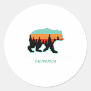 Sierra-at-tahoe Skiën Snowboarden California Bea Ronde Sticker