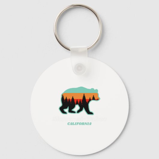 Sierra-at-tahoe Skiën Snowboarden California Bea Sleutelhanger (Voorkant)