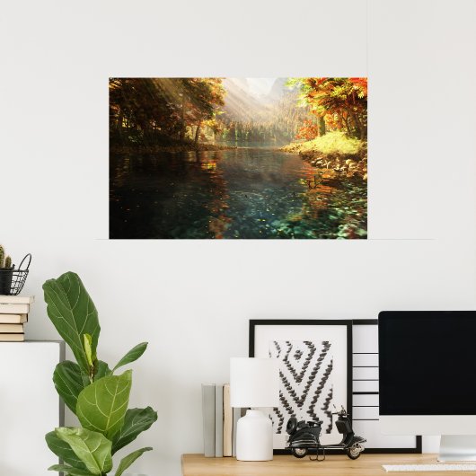 Sierra Autumn Poster (Thuiskantoor)