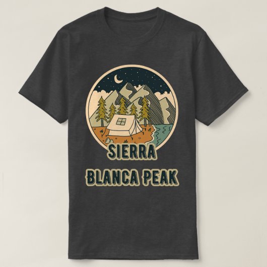 Sierra Blanca Peak T-shirt (Design voorkant)