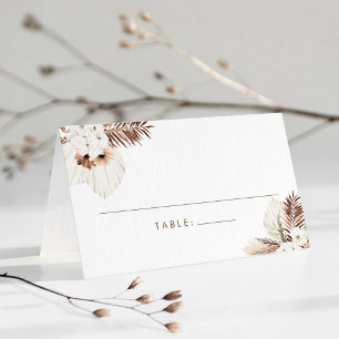 SIERRA Boheemse Gedroogde Bladeren Plaatskaartje