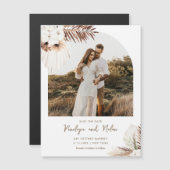 SIERRA Bohemian Arch Foto Save The Date Magnet (Voorkant / Achterkant)