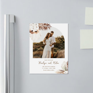 SIERRA Bohemian Arch Foto Save The Date Magnet