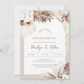 SIERRA Bohemian Dried Foliage Geslacht onthullen Kaart (Voorkant)