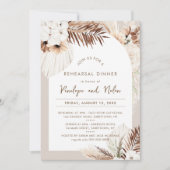 SIERRA Bohemian Gedroogde Foliage repetitie diner Kaart (Voorkant)