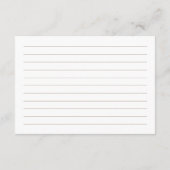 SIERRA Bohemian Pampas Recept Kaart (Achterkant)