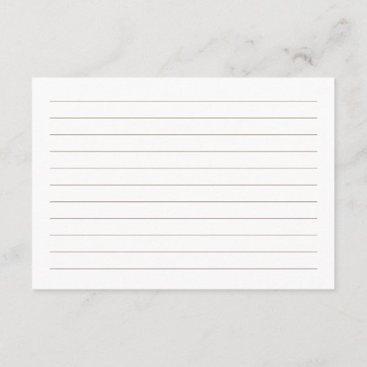 SIERRA Bohemian Pampas Recept Kaart (Achterkant)