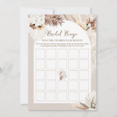 SIERRA Bohemian Vrijgezellenfeest Bingo Kaart (Voorkant)