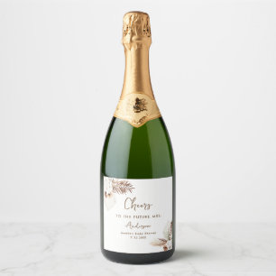 SIERRA Bohemian Vrijgezellenfeest Mini Sparkling Wijnetiket