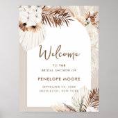 SIERRA Bohemian Vrijgezellenfeest Welkomstbord Poster (Voorkant)