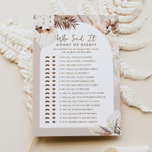 SIERRA Boho die zei het mama papa Baby spel Kaart