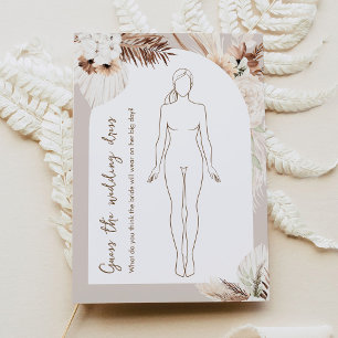 SIERRA Boho Guess De Jurk Vrijgezellenfeest Spel Kaart