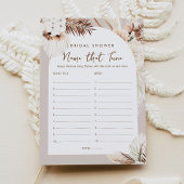 SIERRA Boho Naam Dat Tune Vrijgezellenfeest Spel Kaart