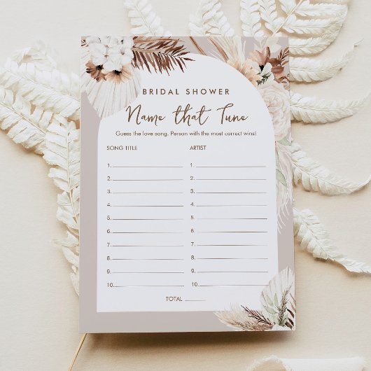 SIERRA Boho Naam Dat Tune Vrijgezellenfeest Spel Kaart