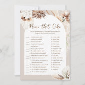 SIERRA Boho naam die taart Vrijgezellenfeest spel  Kaart (Voorkant)