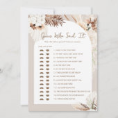 SIERRA Boho raad wie zei het Vrijgezellenfeest spe Kaart (Voorkant)