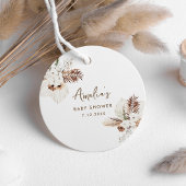 SIERRA Bohomian-Baby shower Bedankjes Labels