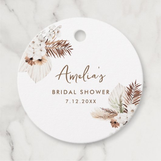 SIERRA Bohomian-Vrijgezellenfeest Bedankjes Labels (Voorkant)