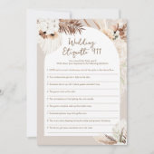 SIERRA Bruiloft Etiquette 911 Vrijgezellenfeest sp Kaart (Voorkant)