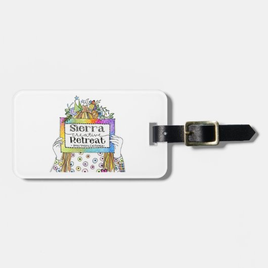 Sierra Creative Retreat Luggage of Journal Label 2 Bagagelabel (Voorkant horizontaal)