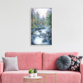 Sierra Creek Canvas Afdruk (Insitu (Woonkamer))