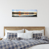 Sierra Crest Sunset - John Muir Trail Canvas Afdruk (Insitu (Slaapkamer))