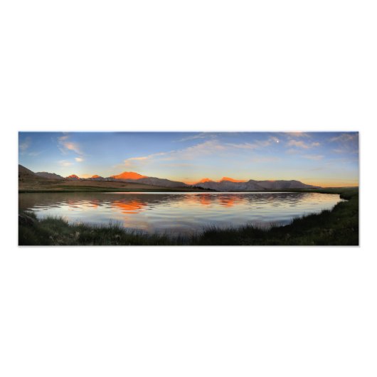 Sierra Crest Sunset - John Muir Trail Foto Afdruk (Voorkant)