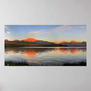 Sierra Crest Sunset - John Muir Trail Poster
