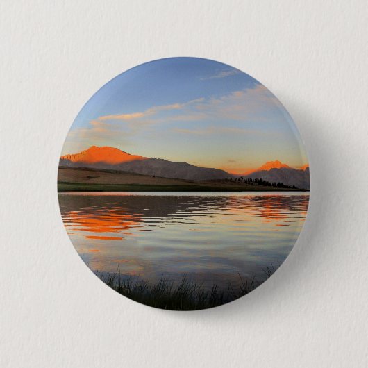 Sierra Crest Sunset - John Muir Trail Ronde Button 5,7 Cm (Voorkant)