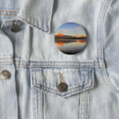 Sierra Crest Sunset - John Muir Trail Ronde Button 5,7 Cm (In situ)