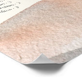 Sierra Dusk | Alphabetical Wedding Seating Chart Poster (Hoek)