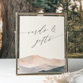 Sierra Dusk | Desert Mountain Kaarten & Geschenken Poster