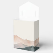 Sierra Dusk | Desert Mountain Sunset Wedding Bedankdoosjes (Geopend)