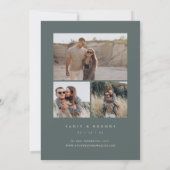 Sierra Dusk | Rustic Southwest Mountain Wedding Save The Date (Achterkant)
