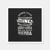 Sierra Echo November Delta November Uniform Delta Servet (Voorkant)