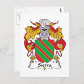 Sierra Family Crest Briefkaart (Voorkant / Achterkant)
